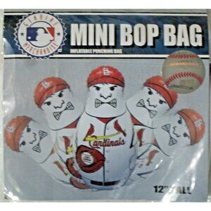 MLB St. Louis Cardinals 12 inch Inflatable Mini Bop Bag by Fremont Die